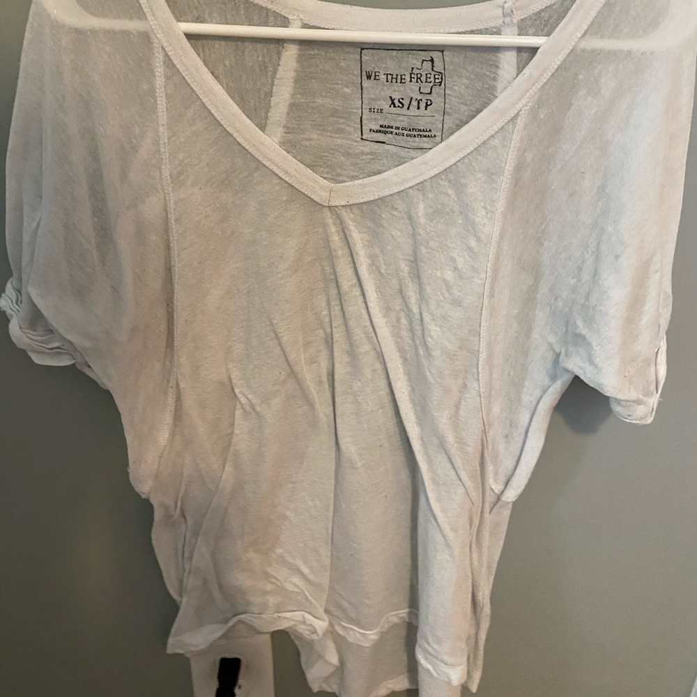 Free people see through shirt